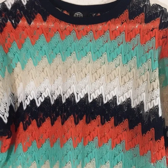 Bobeau Pullover Sweater Colorful Size Small - Picture 3 of 6